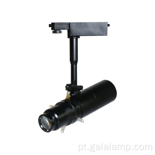 Luz LED profissional para trilho de contorno: Zoom Spotlight